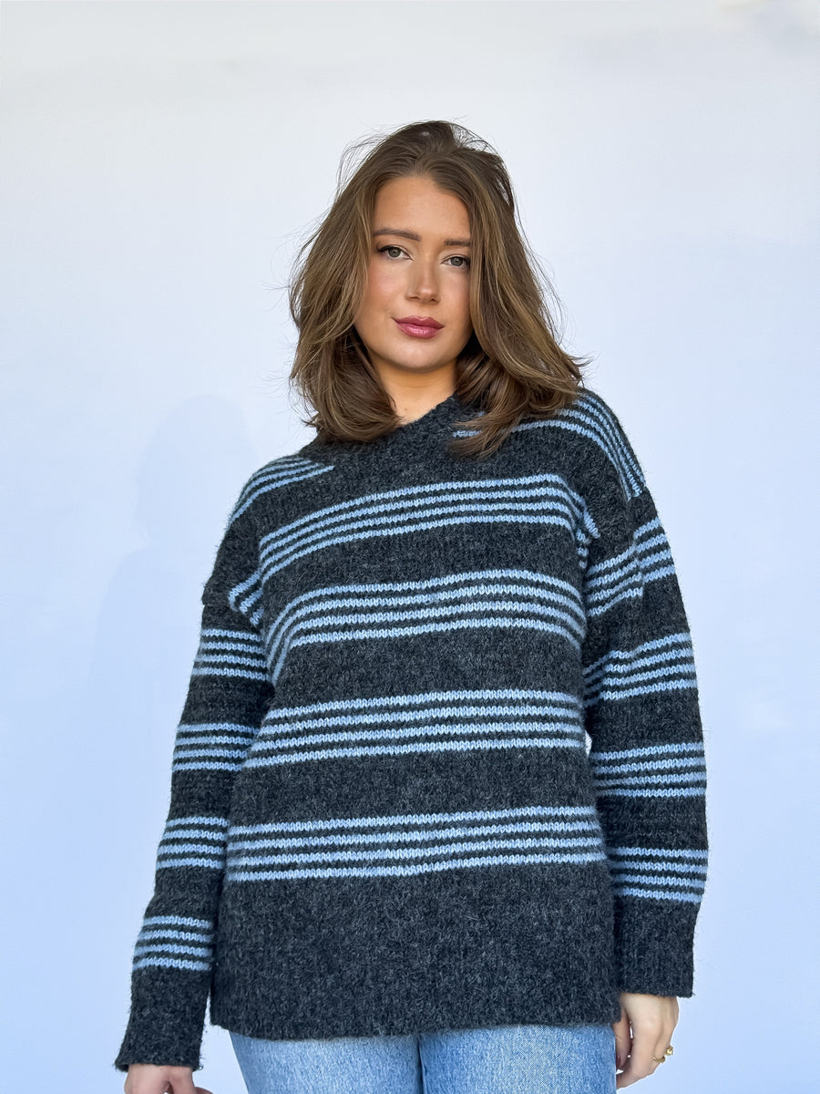 Sol Striped Knit Sweater