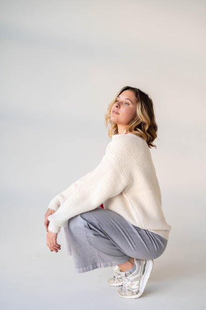Isabel Wool Blend Knit Sweater