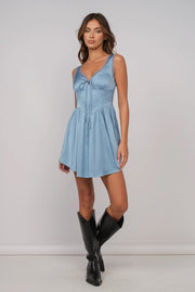 Annie Blue Corset Dress