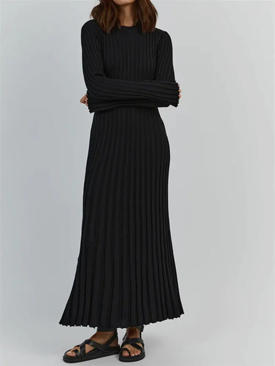 Brynn Ribbed Knit Maxi Dress