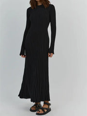 Brynn Ribbed Knit Maxi Dress